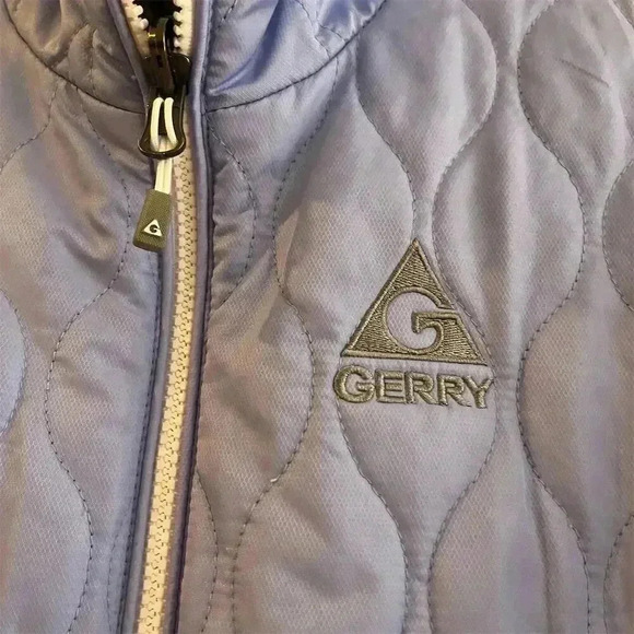 Gerry Women's Quilted Jacket purple Size S Full Zip Elastic Cuffs - Picture 2 of 8